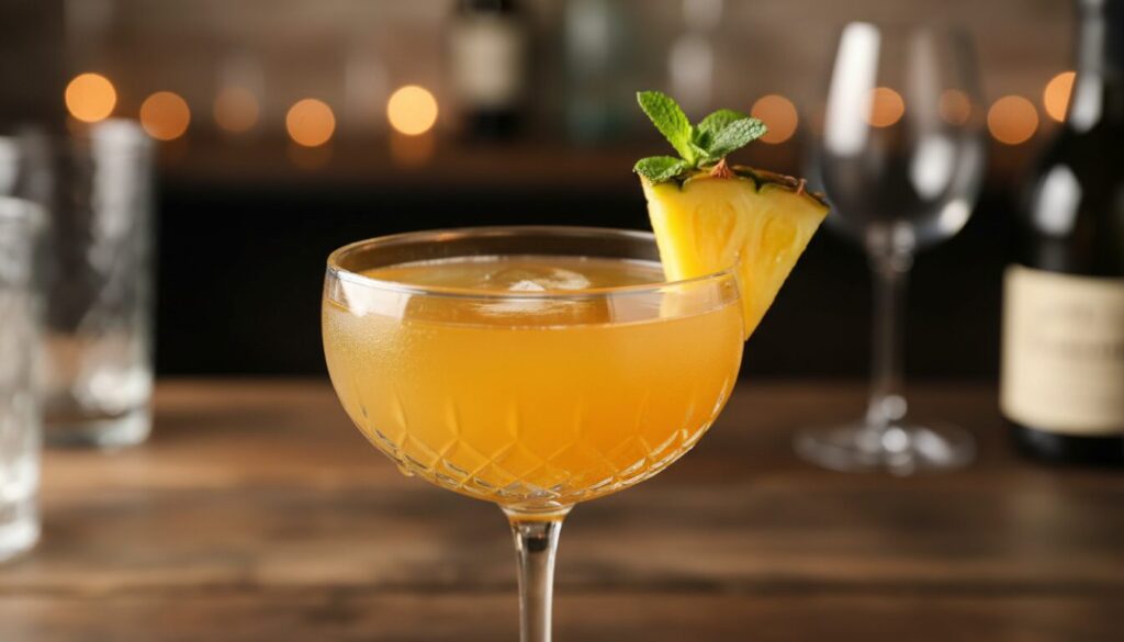 Cocktail Madeleine : L’alliance parfaite de l’Amaretto et de l’ananas pour une explosion de saveurs