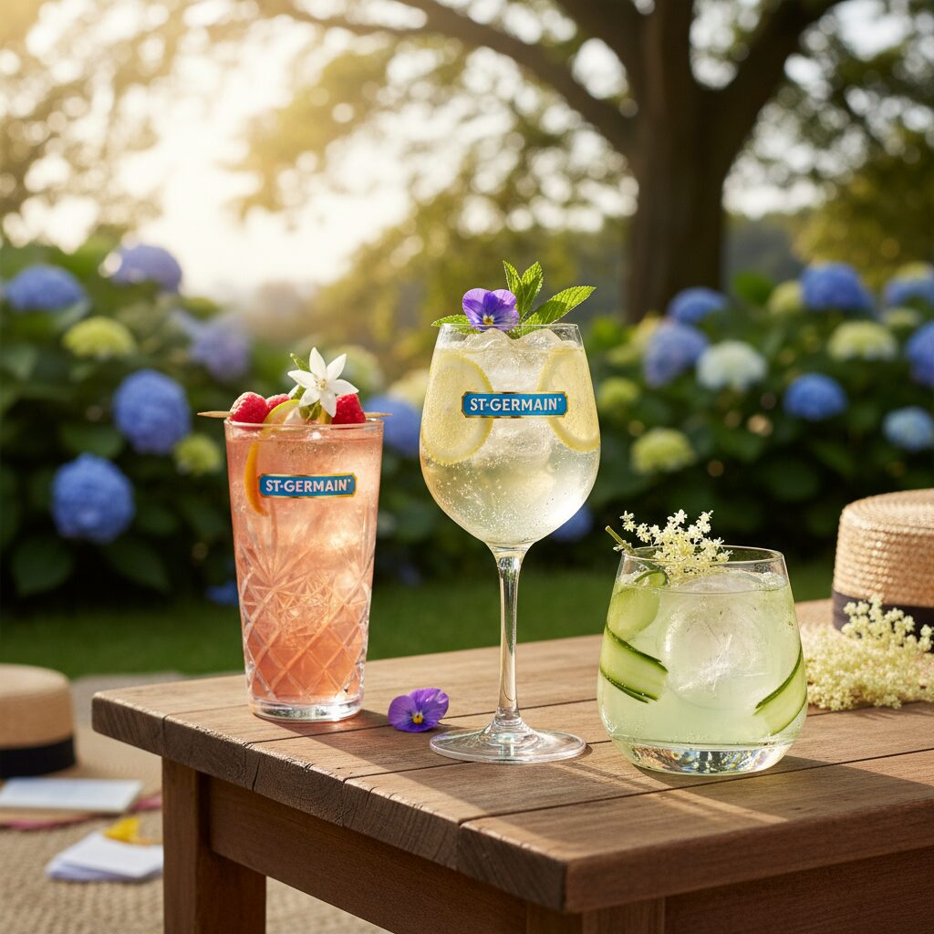 Cocktails d’été rafraîchissants à base de la liqueur ST-GERMAIN®