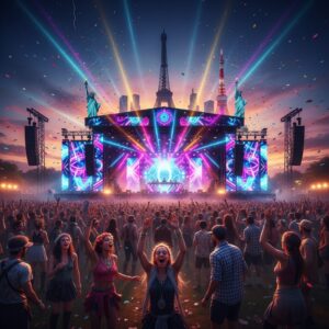 Explorer le monde au rythme des festivals électro incontournables