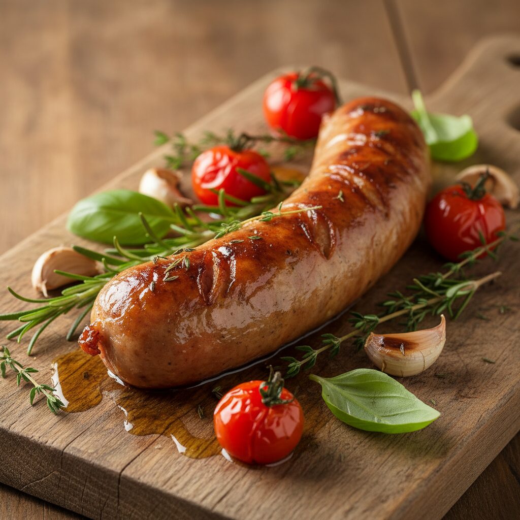 Figatelli rôti au four aux saveurs italiennes : un délice à savourer sans tarder