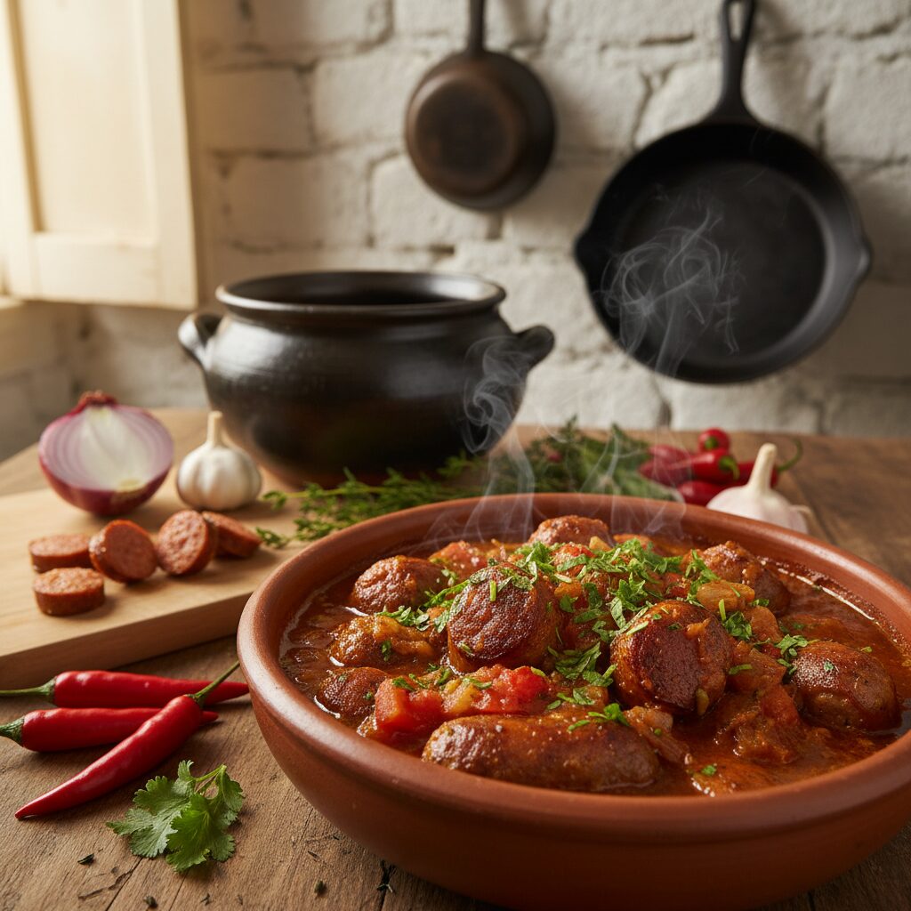 Rougail Saucisse : La Recette Traditionnelle Simple et Savoureuse à Préparer Chez Soi