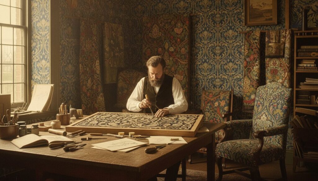 William Morris : maître du design et artisan du mouvement Arts and Crafts